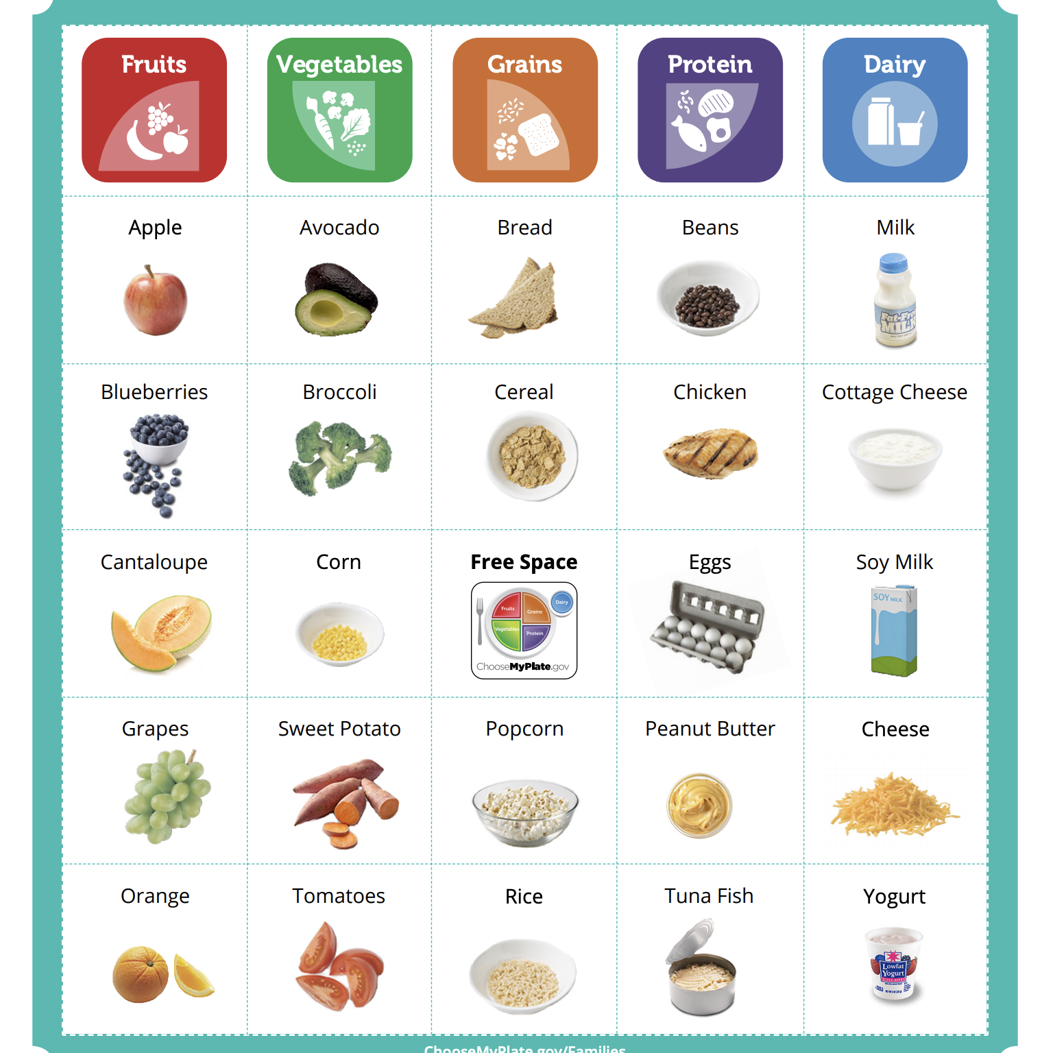 Grocery Store Bingo Image